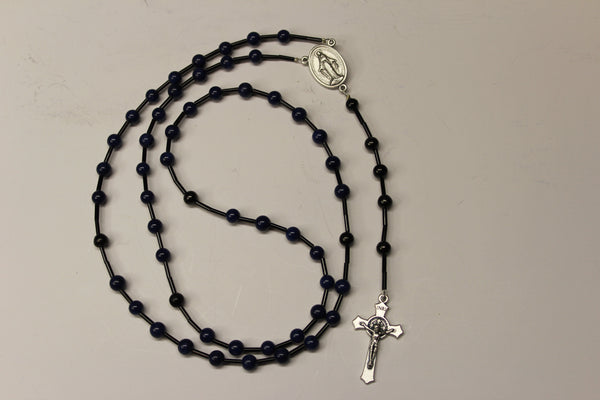 CATHOLIC ROSARY WITH SHUNGITE BEADS FOR EMF PROTECTION